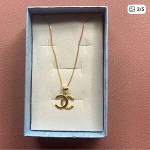 Gold Interlocking Pendant Necklace - Women's Jewelry